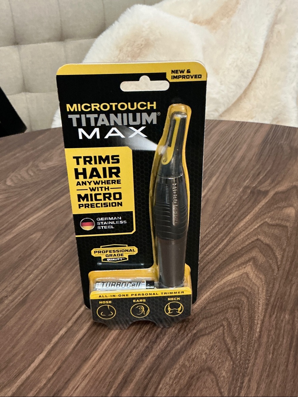 Titanium Max Personal Trimmer - Black & Yellow